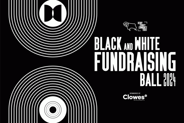 Black and white poster - Black and white fundraising ball 2024