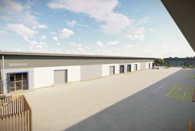 Beauchamp Business Park Unit G Terrace units with car park and yard space