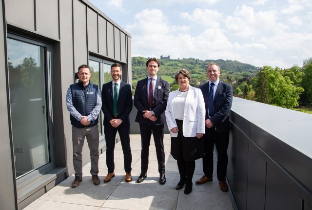 Clowes Developments Riber View, Matlock Image of people with building and blue sky